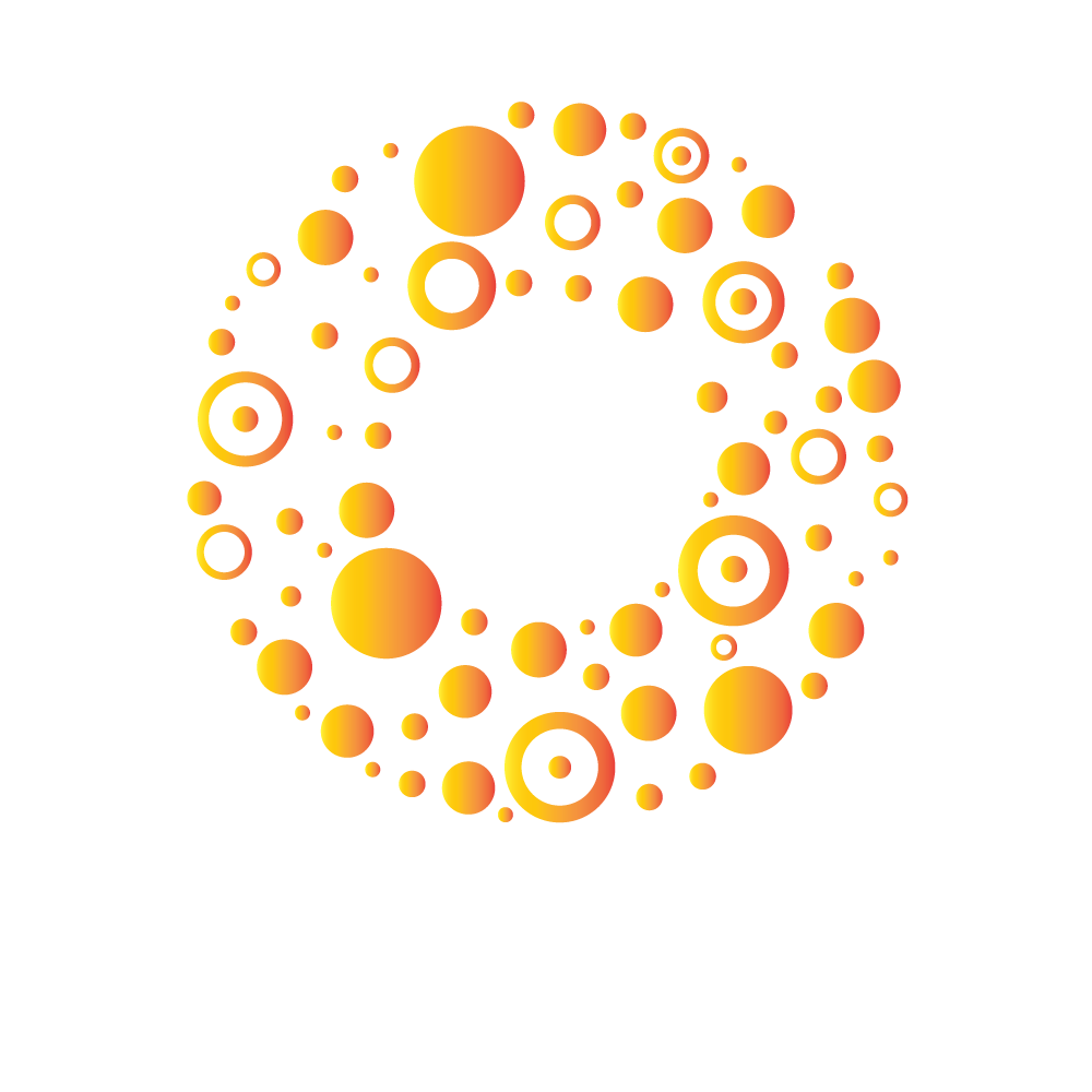 A yellow and orange flower wreath with the word trucircle in front.
