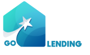 A blue and white logo of us lending group corporation.